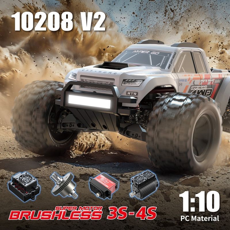 10208 Brushless 3S-4S Color White