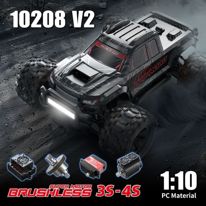 10208 Brushless 3S-4S Color Black